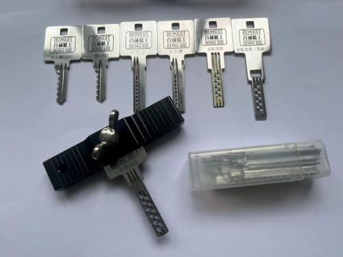 Locksmith Tools Honest Bumping Keys - Juego de ganzúas integradas de apertura rápida