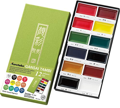 Kuretake Gansai Tambi Set Of 12