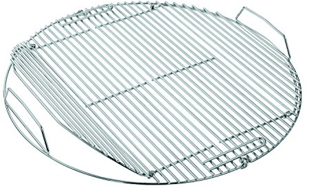 RÖSLE Grillrost, Hochwertiger Grillrost aus Edelstahl 18/0 passend für RÖSLE Grills No.1 F50/F50 AIR, klappbar, spülmaschinengeeignet, Silber