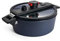 Woll Active Lite Kasserolle mit Active-Lite-Deckel, Ø 28 cm, 10,5 cm hoch, 5.5 Liter, mit 2 Seitengriffen - Induktiv - Geeignet für alle Herdarten, Aluguss, anthrazit