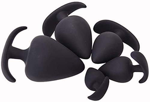 ZFXNB Silikon Analplugs Set Sex Butt Plug Für Anfänger Erotische Spielzeug Mehrfachgröße Silicon Analplug Erwachsene Produkte Anal Sex Spielzeug Für Männer Frauen Homosexuell (M),XL