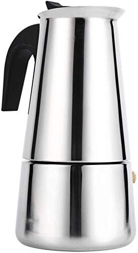 Kaffeekanne Kaffeekanne 100ml / 200ml / 300ml / 450ml Edelstahl Herdplatte Latte Mokka Kanne Espresso Kaffeemaschine Perkolator-300ml