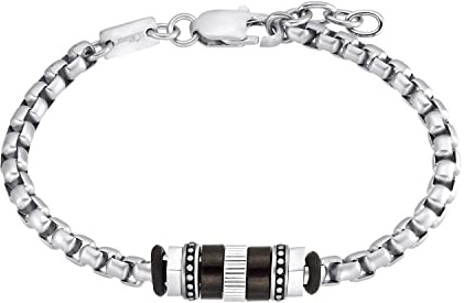 s.Oliver Herren Schmuck – Halskette & Armband aus Edelstahl – Venezianerkette – Klassisch, Zeitlos und Dezent – Perfekte Geschenkidee