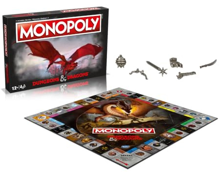 Jeu classique Winning Moves Monopoly Dungeons & Dragons