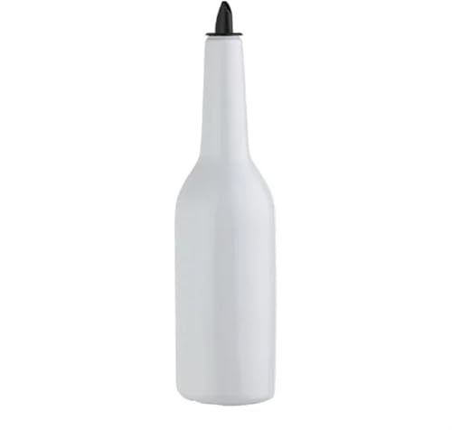 Bottiglia da cocktail con flair, bianco, 750 ml, allenamento, flair, bartending, lavoro, accessori, giocoleria, acrobazie, pratica, barman, esposizione