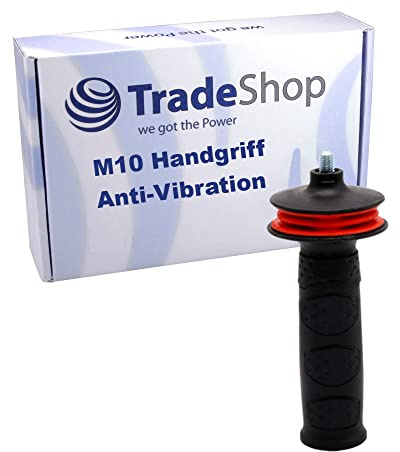 Trade-Shop M10 - Maniglia laterale antivibrazione, per smerigliatrice angolare piccola (115 mm, 125 mm), ricambio per Bosch 2 608 900 000/2.608.900.000