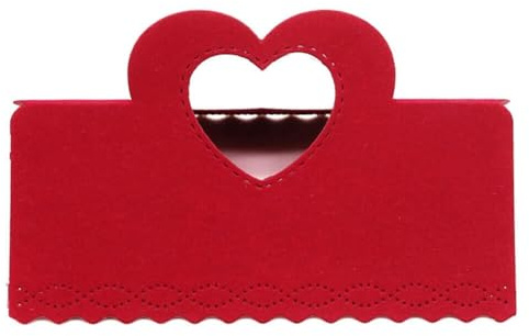 Stanzenshop Stanzschablone Verschluss mit Herzen, Bordüre, Valentinstag, Liebe, Rot, Stanzformen, Schablonen, Scrapbooking, Kartenherstellung, DIY, Prägeschablonen