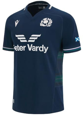 2023-2024 Scotland Mens Home Rugby Football Soccer T-Shirt Trikot