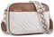 Roulens Gesteppte Damen Handy Umhängetasche, PU Leder Handy Schultertasche, Crossbody Bag für Damen mit Verstellbarem Breiter Gurt