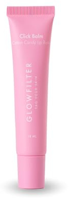 Lippenbalsam Cotton Candy mit Farbe - Flüssig, Repariert und Flexibilität Bietet- 15 ML, Vegan - Click Balm Original Lippenbalsam - Glowfilter von Marta Lozano