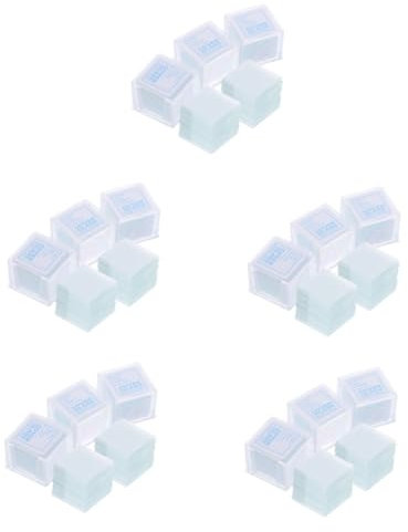 SOLUSTRE 2500stücke Microscope Slides Mit Deckgläsern Vorgereinigt Für Laboranwendungen Und Präparatvorbereitung Für Schüler Und