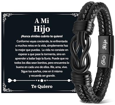 VU100 Pulsera para Hijo Regalo para Hijo Regalo de Cumpleaños para Niño