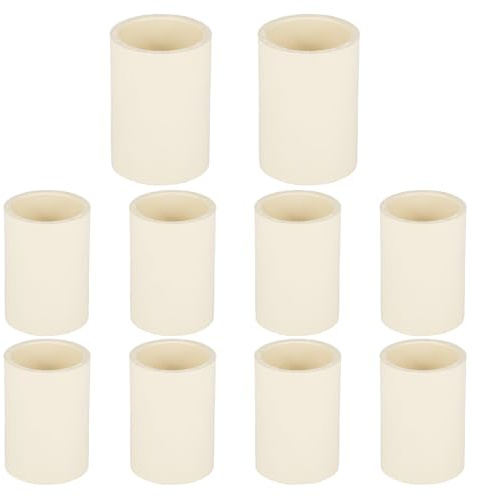 (10 Pieces) EFIELD 1-Inch CPVC Pipe Fittings, Slip x Slip (Socket) Coupling, For Hot and Cold Water Plumbing,(CPVC027-5-10PCS)