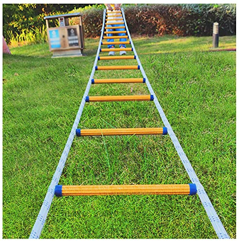 Emergency Fire Escape Ladder Safety Rope ladder - 2/3/4 storey Escape From Window And Balcony - Weight Capacity Up to 420KG With Hooks - Tear resistance