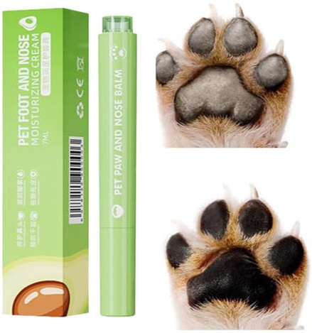 Qfdiwr Nasen & Pfotenbalsam Für Hunde Katzen - Dog Nose and Paw Balm, Pfotenpflege & Nasenbalsam, Hund & Katze Als Stick, Pfotensalbe, 20g Pfotenpflege Hundepfoten Balsam Paw Cleaner Salbe Creme