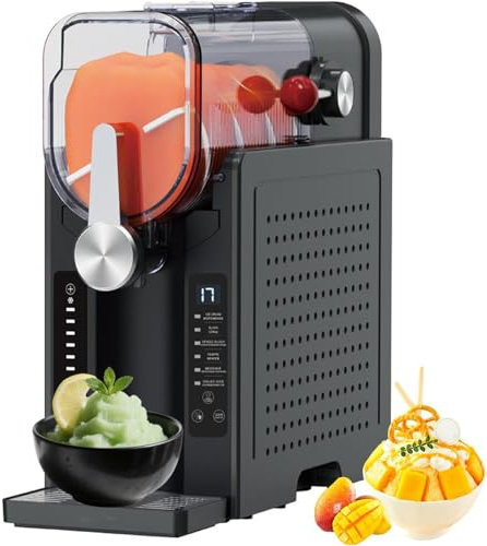 Slushie Machine - F-Rozen Drink Maker with 6 Presets, No Ice Needed, 360° Mixing, One-Touch Self-Cleaning, Ice Cream & Smoothie Machine for Margaritas, Frappés, Cocktails & More