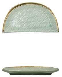 HPTHLY Piatti da Antipasto, Piatto in Ceramica Giapponese, Piatto Piano, Piatto da Antipasto, Piatto da Sushi, Piatto Multiuso, Stoviglie Giapponesi, Piatti Economici,A-One Size
