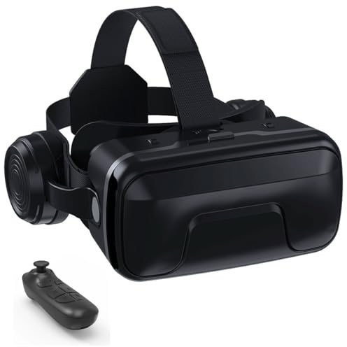 VR Brille, Virtual Reality Headset, 3D Handy Brille 110° FOV HD Anti-Blau Linsen, 3D VR Glasses, Unterstützt 4,7–7,2 Zoll Smartphones, Kinder und Familie(B)