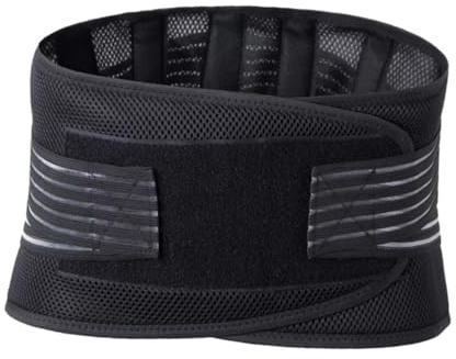 BUGUUYO Cinturón Soporte Lumbar para Running y Fitness Unisex Cinturón Deportivo Resistente para Protección y Soporte Lumbar Entrenamiento