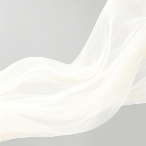 Weicher Organza Tüllstoff 160cm x 3 Meter/5M/10M, Transparenter Netzstoff Dekostoff Zum Nähen Für Hochzeit, Party, Torbogen, Kleid, Tüllrock, Schleier Und DIY Deko (Rosé-Champagner, 160cmx10m)