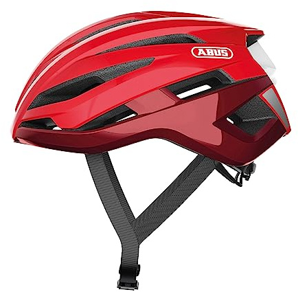 ABUS Rennradhelm StormChaser - Leichter und komfortabler Fahrradhelm für professionellen Radsport für Damen und Herren - Rot, Größe XL