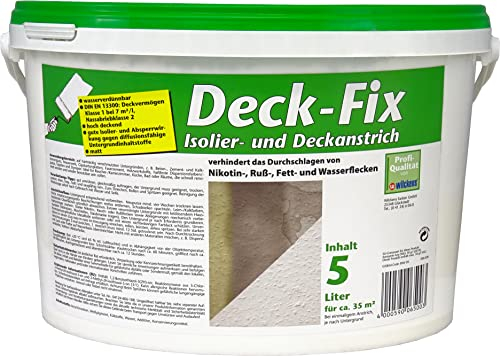 Wilckens Deck-Fix Isolier- und Deckanstrich matt, 5 l, Weiß