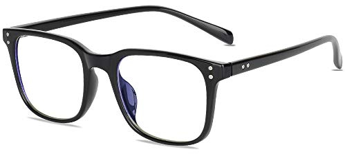 GIMDUMASA lunette anti lumiere bleue à Verres Transparents Lunette Anti Fatigue Oculaire Filtre Anti UV Blue Light Glasses Homme Femme pour Gaming PC Tablette Ordinateur