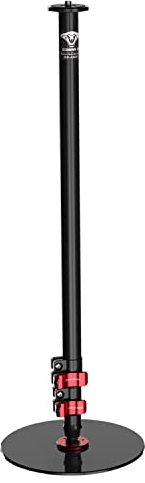 IFOOTAGE Cobra RB-A300 Einbeinstativ mit runder Basis, schnell verstellbare Höhenschnalle, Aluminium-Einbeinstativ für DSLR-Kameras, Camcorder, Desktop-Vlog-Aufnahmen (11,8 Zoll/30 cm)
