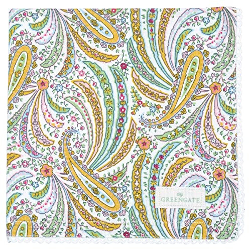 GreenGate Elva Stoffserviette mit Spitze Pale pink 40x40 cm