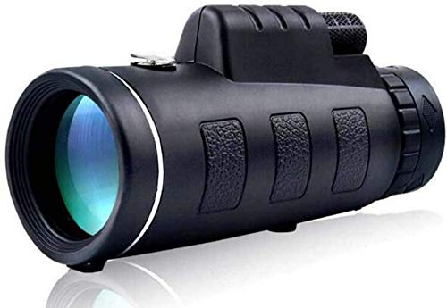 Telescopio monoculare 40X60, monoculare con prisma BAK-4, binocolo monoculare FMC, con supporto per telefono e copertura antipolvere per viaggiare birdwatching caccia cam