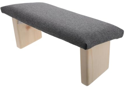 JOINPAYA Klappbare Gebetsbank aus Massivholz Faltbarer Meditationshocker mit Knieschutz Stabiler Meditationssitz für Yoga Zen und Reisen