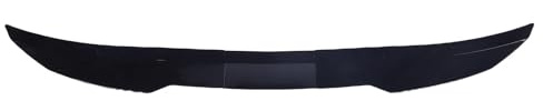 Sxhlseller Becquet de Couvercle de Coffre Arrière de Voiture, Aile Arrière Aérodynamique ABS à Traction Stable pour Haute Vitesse pour Modèle Universel (Noir Brillant + Noir)