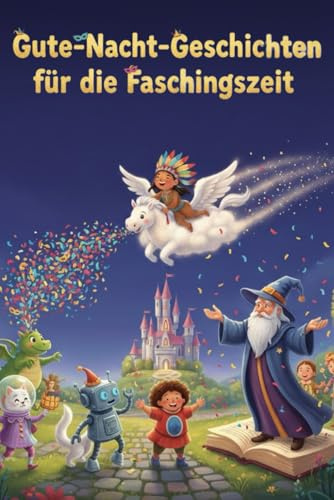 Gute-Nacht-Geschichten für die Faschingszeit: Magische Vorlesegeschichten für Kinder über Mut, Freundschaft und den Zauber von Fasching und Karneval