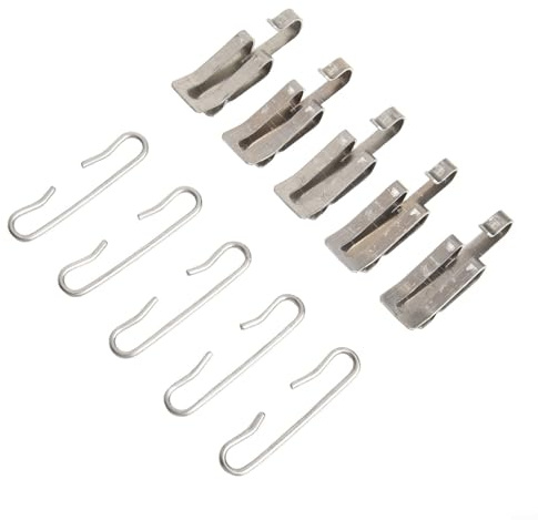 Lot de 25 clips de câble chauffant pour la prévention de la glace de toit et l'organisation des câbles, clips métalliques robustes conçus pour protéger les toits de l'accumulation de glace et de neige