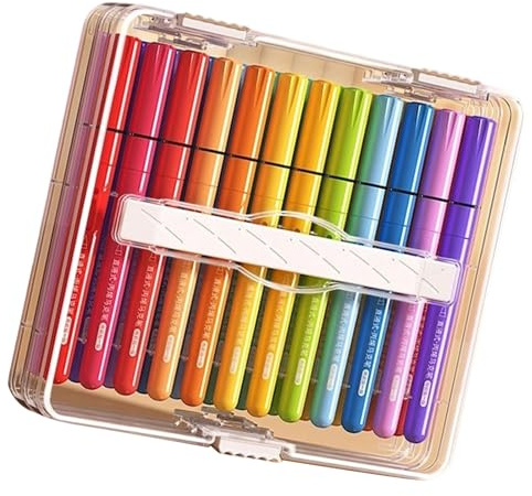 YROHGKPN Rotuladores acrílicos de secado rápido de 12/24 colores, bolígrafos de arte versátiles para dibujar en lienzo, madera y marcador de graffiti