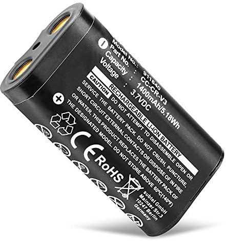 CELLONIC Batterie Compatible avec Olympus C-2040 Zoom, C-2100, C-310, CR-V3 | (1400mAh-3.6V-Lithium Ion) pour Olympus C-3000 Zoom, C-3020, C-3030, C-3040, C-350, C-360, C-4040, C-5050, C-55, C-5500, D100
