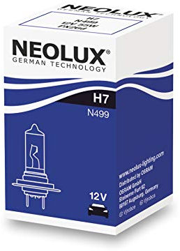 NEOLUX Standard H7, Halogen Headlight Cars and Motorcycles, N499, 12V, 55W, Folding Box (1 Bulb), Yellow
