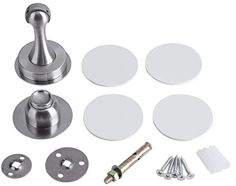 Yosoo Türstopper, magnetisch, Türstopper, Fensterknopf, für Schlafzimmer, Badezimmer, Studio, Küche (Silber)