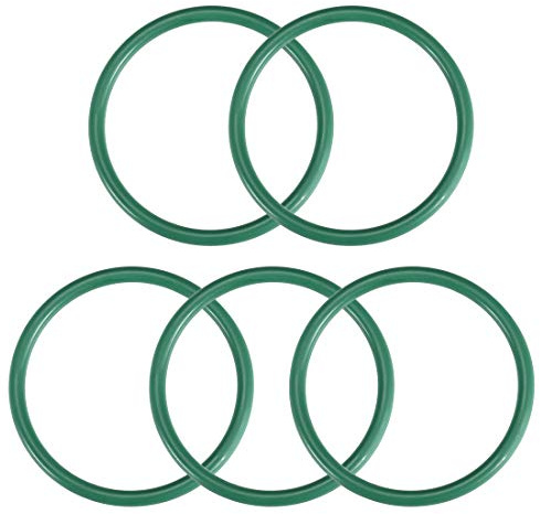 sourcing map 10 Dichtungsringe 10,5x7,5x1,5mm FKM O Ring Fluor Gummi Öl Säure Temperaturbeständigkeit Unterlegscheiben für Industerie Maschinen Auto Reparatur Pneumatik, Braun
