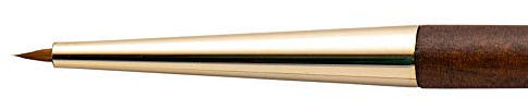 Isabey : Kolinsky Sable Aquarellpinsel, Serie 6229i, konisch, rund, Größe 3