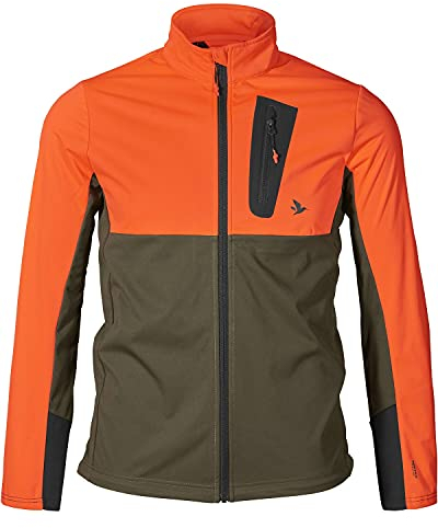 Seeland Män Force Advanced Softshell jacka jaktkläder, Hi-vis orange, M