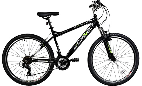 Basis Connect Hardtail Mountain Bike, 26 Wheel - Black/Green