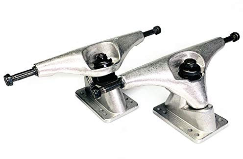 LAXED 2 x 16,25 cm Silberne Surf-Trucks Surf-Skate-Fischbrett, langes Board-Lenken