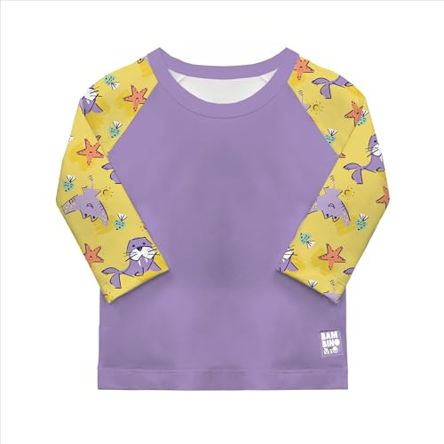 Bambino Mio, Camiseta Bañador de Manga comprida con protección Solar UPF40+, Amigos de la Arena, (1-2 años)