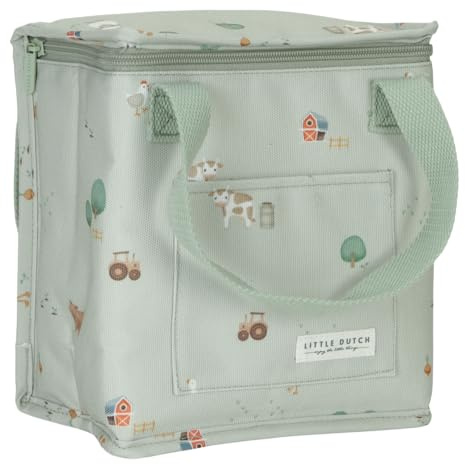 Little Dutch Little Farm 4946 Bolsa Térmica Pequeña Granja Verde 21.5 x 20 x 12 cm