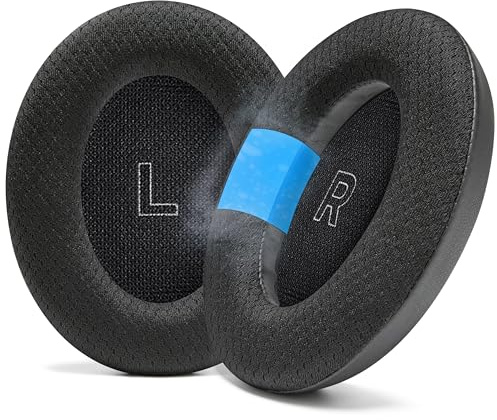 WC Freeze QC Ultra - Cooling Gel Earpads for Bose QuietComfort Ultra 1 & 2 | Made by Wicked Cushions | Breathable Fabric, XL Ear Opening & Thickness, Cooler For Longer | Black