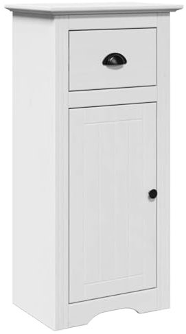 vidaXL Badrumsskåp BODO vit 44x30x90 cm, toalettförvaringsskåp, badrumsgolvskåp, badrumsmöbler, badskåp, tvättrumsskåp, fristående badrumsskåp