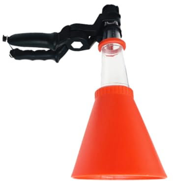 GLEAVI Embudo De Plástico Para Motor Embudo De Llenado Para Automóviles y Motocicletas Herramienta De Cambio De Compatible Keroseno y De Motor Diseño Base Para Derrames
