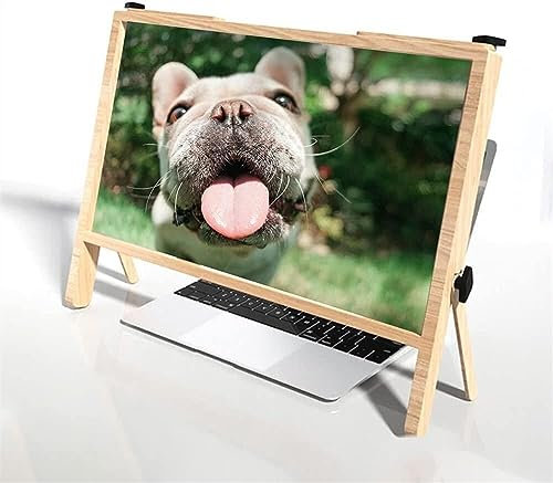 LoiYtrd Tablet-Bildschirmlupe Laptop-Bildschirmlupe, ultraklarer mobiler Bildschirmverstärker, tragbar, zusammenklappbar, Ständer, Halter, Anti-Strahlung, Film, Video HD-Bildschirmlupe