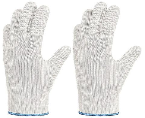 2 Pcs Oven Gloves, Heat Resistant Baking Gloves with Fingers, Double-Layer Non-Slip & Reusable Kitchen Oven Gloves with Fingers for BBQ Cooking Baking